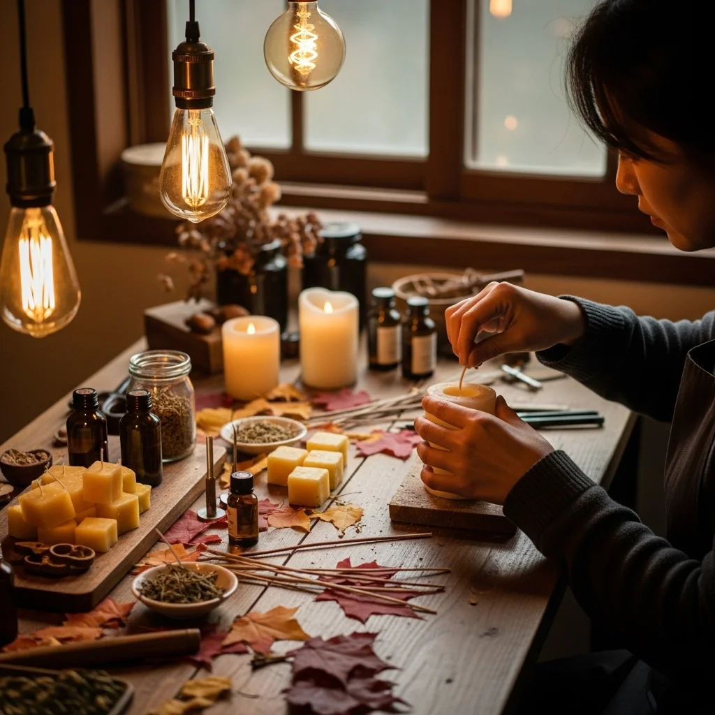 Autumn vibes why candle making in korea is your ne