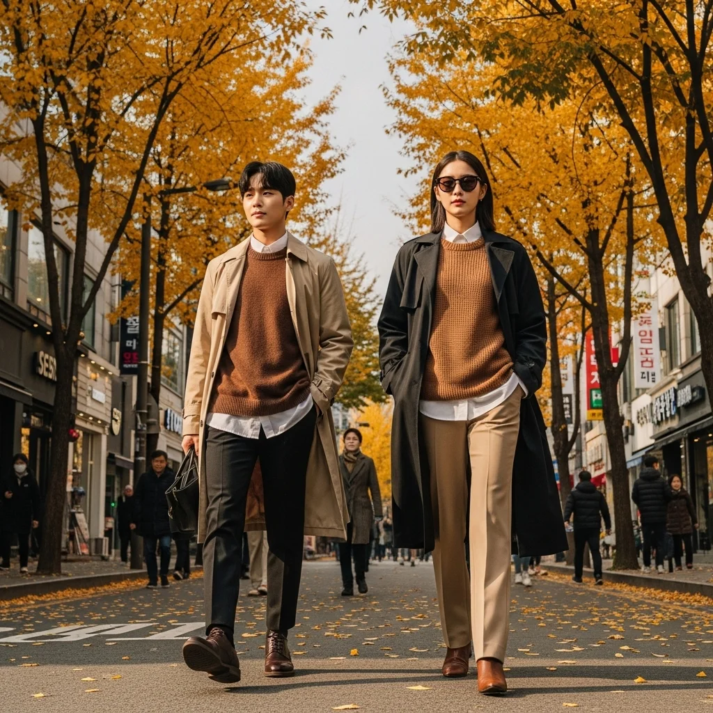 Catching korean dramas autumn fashion vibes h2 5
