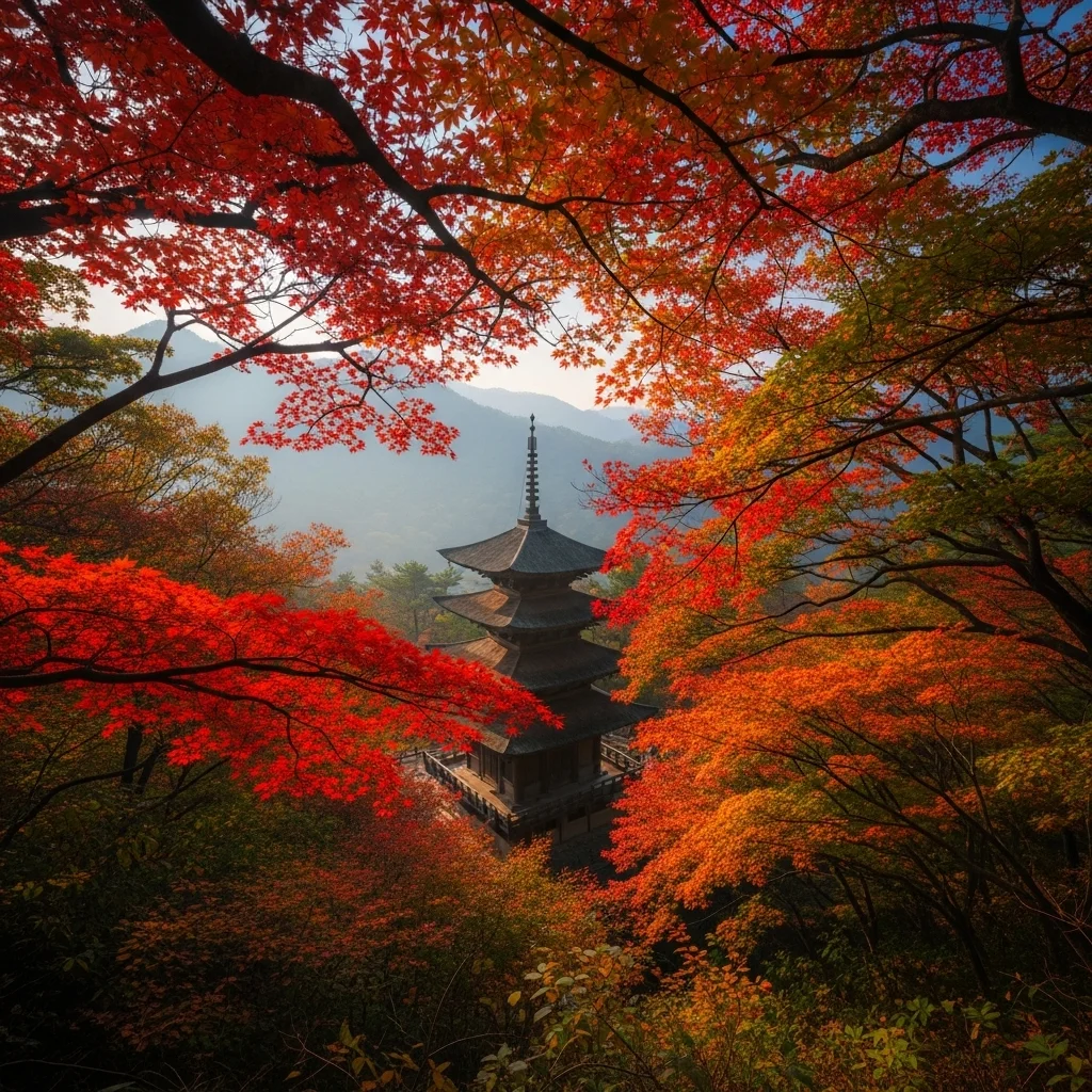 Dreamy destinations for autumn foliage in south ko