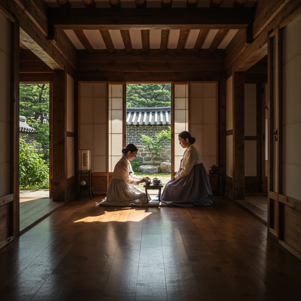 Experiencing dado in a hanok a peaceful retreat in