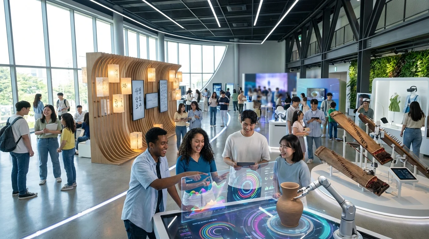 Exploring korean university graduation exhibitions