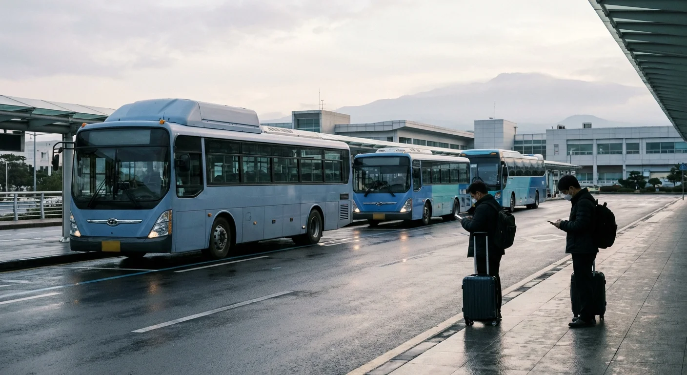 Jeju Airport Bus Options Overview (600 vs 800/801)