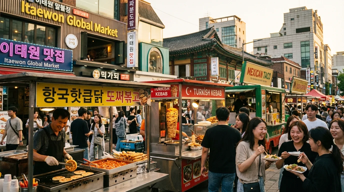 Culinary Diversity in Itaewon