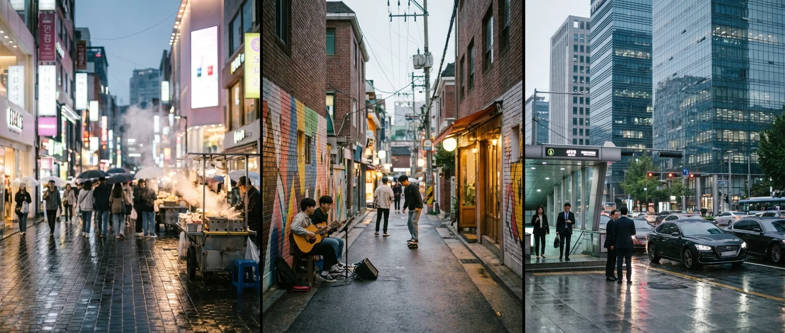 Myeongdong vs Hongdae vs Gangnam: Which Area Fits Your Travel Style?