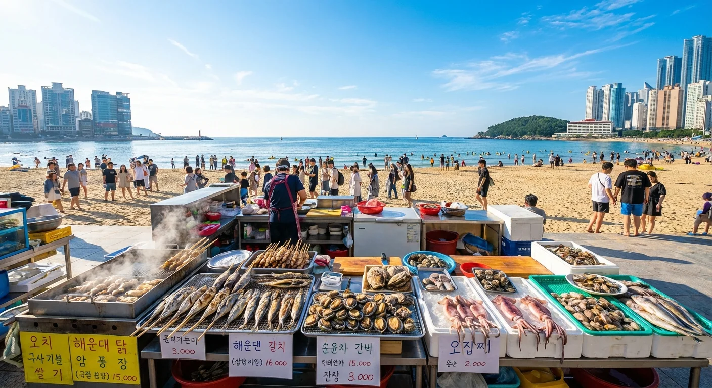 Top 5 Beaches & Seafood Spots in Busan – Tours, Prices & Guide